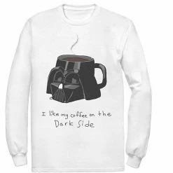Licensed Character Men's Star Wars Darth Vader Mug I Like My Coffee On The Dark Side Tee Athletic Heather -Licensed Character Shop unnamed file 36984