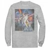 Licensed Character Men's Star Wars La Guerra De Las Galaxias Faded Poster Tee Athletic Heather -Licensed Character Shop unnamed file 37012