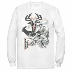 Licensed Character Men's Cartoon Network Samurai Jack Aku Water Color Paint Sketch Tee Athletic Heather -Licensed Character Shop unnamed file 37038