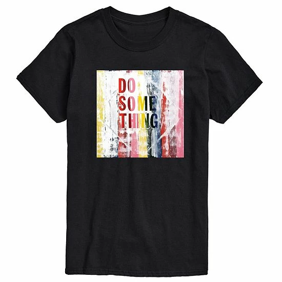 Licensed Character Adult Kelly Styne Do Something Tee Black 3 Licensed Character Adult Kelly Styne Do Something Tee Black