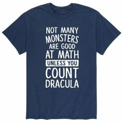 Licensed Character Men's Count Dracula Tee Blue -Licensed Character Shop unnamed file 37126