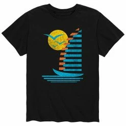 Licensed Character Men's Sailboats Gull Retro Tee Blue