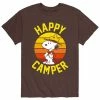 Licensed Character Men's Peanuts Snoopy Happy Camper Tee -Licensed Character Shop unnamed file 3714