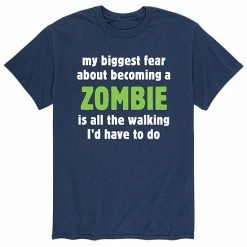 Licensed Character Men's Biggest Fear Become Zombie Tee Black -Licensed Character Shop unnamed file 37154