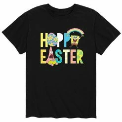 Licensed Character Men's SpongeBob SquarePants Easter Tee Black -Licensed Character Shop unnamed file 37163