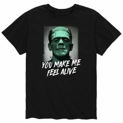 Licensed Character Men's You Make Me Frankenstein Tee Black
