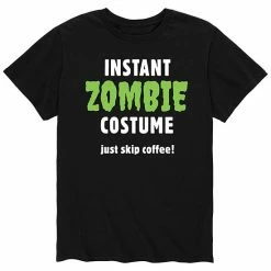 Licensed Character Men's "Instant Zombie Costume" Tee Blue -Licensed Character Shop unnamed file 37255