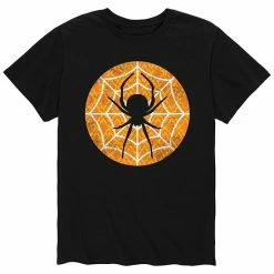 Licensed Character Men's Spider Web Circle Tee Black -Licensed Character Shop unnamed file 37259