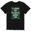 Licensed Character Men's Can't Plants Need Me Tee Blue -Licensed Character Shop unnamed file 37260