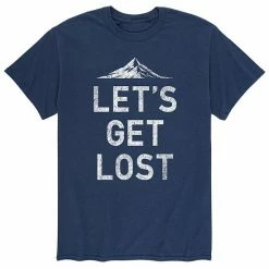 Licensed Character Men's Lets Get Lost Tee Blue -Licensed Character Shop unnamed file 37268