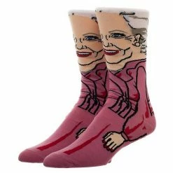 Licensed Character Men's Golden Girls Rose Crew Socks