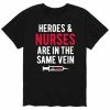 Licensed Character Men's Herroes And Nurses Tee Black -Licensed Character Shop unnamed file 37272