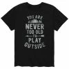 Licensed Character Men's You Are Never Too Old Tee Blue -Licensed Character Shop unnamed file 37284
