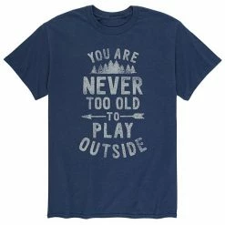 Licensed Character Men's You Are Never Too Old Tee Blue -Licensed Character Shop unnamed file 37286