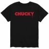 Licensed Character Men's Chucky Logo Tee Blue -Licensed Character Shop unnamed file 37290