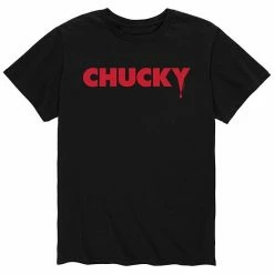 Licensed Character Men's Chucky Logo Tee Blue -Licensed Character Shop unnamed file 37292