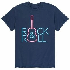 Licensed Character Men's Neon Sign Tee Blue -Licensed Character Shop unnamed file 37304