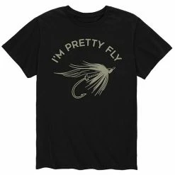 Licensed Character Men's Im Pretty Fly Tee Black -Licensed Character Shop unnamed file 37307