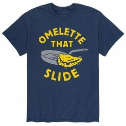 Licensed Character Men's Omelette That Slide Tee Blue -Licensed Character Shop unnamed file 37313