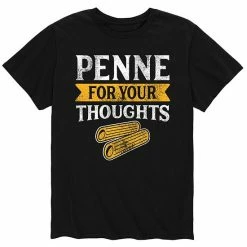 Licensed Character Men's "Penne For Your Thoughts" Tee Black -Licensed Character Shop unnamed file 37315