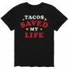 Licensed Character Men's "Tacos Saved My Life" Tee Blue -Licensed Character Shop unnamed file 37317