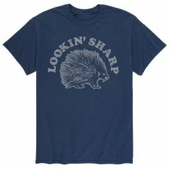 Licensed Character Men's Lookin Sharp Porcupine Tee Blue -Licensed Character Shop unnamed file 37337