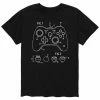 Licensed Character Men's Game Controller Rendering Tee Black -Licensed Character Shop unnamed file 37347