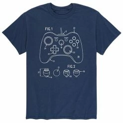 Licensed Character Men's Game Controller Rendering Tee Black -Licensed Character Shop unnamed file 37349