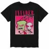 Licensed Character Men's Invader Zim Pink Box Tee Black -Licensed Character Shop unnamed file 37359