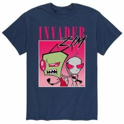 Licensed Character Men's Invader Zim Pink Box Tee Black -Licensed Character Shop unnamed file 37360