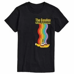Licensed Character The Beatles Yellow Submarine Rainbow Tee Black -Licensed Character Shop unnamed file 37372