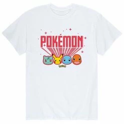 Licensed Character Men's Pokémon Retro Tee Black -Licensed Character Shop unnamed file 37408
