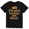 Licensed Character Men's Id Put Bacon On That Tee White -Licensed Character Shop unnamed file 37416