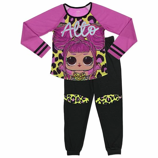 Licensed Character Girls 4-12 L.O.L Surprise! Top & Bottoms Pajama Set 3 Licensed Character Girls 4-12 L.O.L Surprise! Top & Bottoms Pajama Set