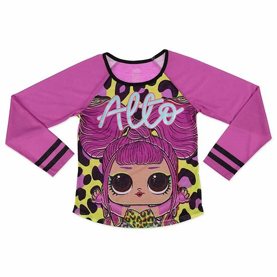Licensed Character Girls 4-12 L.O.L Surprise! Top & Bottoms Pajama Set 4 Licensed Character Girls 4-12 L.O.L Surprise! Top & Bottoms Pajama Set - Image 2