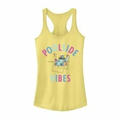 Licensed Character Juniors' Disney's Lilo & Stitch Poolside Vibes Tank Top Banana -Licensed Character Shop unnamed file 37440