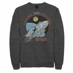 Licensed Character Men's NASA Explore The Universe Circle Portrait Sweatshirt Navy -Licensed Character Shop unnamed file 37452