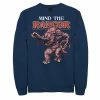 Licensed Character Men's Star Wars Mind The Rancor Portrait Sweatshirt Navy -Licensed Character Shop unnamed file 37453