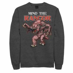 Licensed Character Men's Star Wars Mind The Rancor Portrait Sweatshirt Navy -Licensed Character Shop unnamed file 37454
