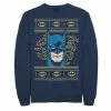 Licensed Character Men's DC Comics Batman Face Christmas Sweater Style Sweatshirt Charcoal Heather -Licensed Character Shop unnamed file 37459