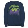 Licensed Character Men's Disney Sleeping Beauty Silouhette Maleficent Rock Theme Sweatshirt Navy -Licensed Character Shop unnamed file 37462
