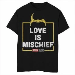 Licensed Character Boys 8-20 Marvel Loki Love Is Mischief Graphic Tee Navy -Licensed Character Shop unnamed file 37529