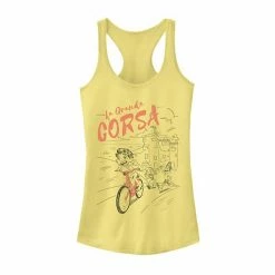 Licensed Character Disney / Pixar's Luca La Grande Corsa Juniors' Tank Top Banana -Licensed Character Shop unnamed file 37558