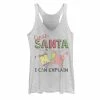 Licensed Character Juniors' Nickelodeon SpongeBob SquarePants "Santa I Can Explain" Tank Top Envy -Licensed Character Shop unnamed file 37562