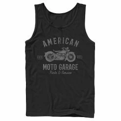 Licensed Character Men's American Moto Garage Parts & Service Tank White -Licensed Character Shop unnamed file 37574