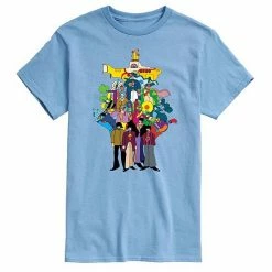 Licensed Character The Beatles Yellow Submarine Collage Tee Blue -Licensed Character Shop unnamed file 3759