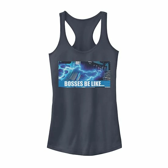 Licensed Character Juniors' Star Wars Bosses Be Like Meme Tank Top Navy Heather 4 Licensed Character Juniors' Star Wars Bosses Be Like Meme Tank Top Navy Heather - Image 2