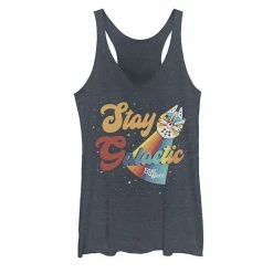 Licensed Character Juniors' Star Wars Millennium Falcon Stay Galactic Tank Top Navy Heather -Licensed Character Shop unnamed file 37604