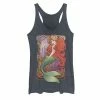 Licensed Character Juniors' ©Disney Little Mermaid Vintage Portrait Poster Graphic Tank Navy Heather -Licensed Character Shop unnamed file 37605