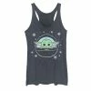 Licensed Character Juniors' Star Wars The Mandalorian Christmas The Child Aka Baby Yoda Snowflakes Graphic Tank Navy Heather 2 Licensed Character Juniors' Star Wars The Mandalorian Christmas The Child Aka Baby Yoda Snowflakes Graphic Tank Navy Heather -Licensed Character Shop unnamed file 37608